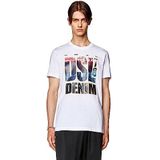 Diesel - T-Diegor-L7 - T-shirt - Wit - Heren - Katoen