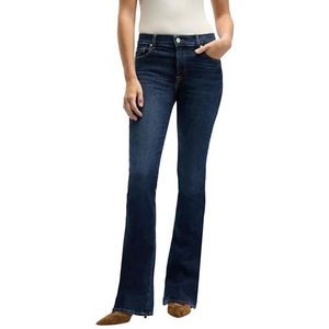 7 For All Mankind Bootcut Midnight Fade, Donkerblauw, 23W