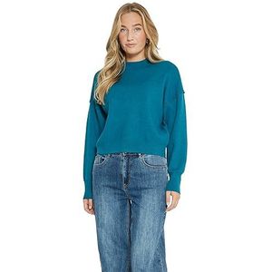 Desires Gabi Trui met ronde hals, Kristal Blauwgroen, XXL