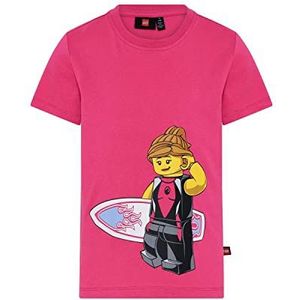 LEGO Meisjes T-Shirt Surfen LWTaylor 311, 432 Lila Pink, 104 Unisex