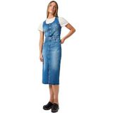 Wrangler - Mouwloze Denimjurk - Katoen - Denim - Flatterende Pasvorm