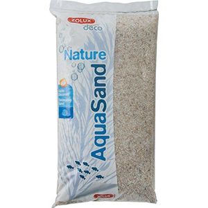 Zolux Grind natuur voor aquarium kwarts wit van 1 tot 3 mm granulométie - 12 kg