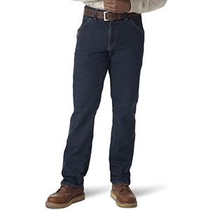 Wrangler Riggs Workwear Jeans voor heren, Donkere tint, 32W / 30L