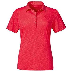 Schöffel Capri1 Poloshirt voor dames, getailleerd poloshirt voor vrouwen, getailleerd poloshirt voor vrouwen, ademend functioneel shirt met Moisture Transport System