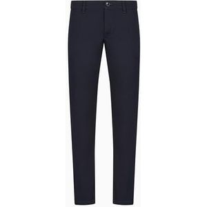 Armani Exchange Heren Rechte Fit Broeken Casual Broek, Blauw, 14