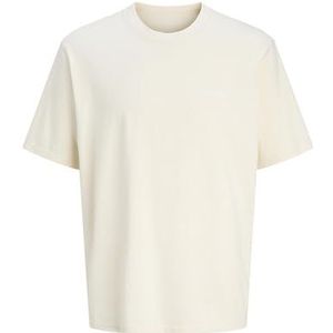 JACK & JONES - Shirt - Lichtgeel/Wit - T-shirt