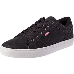 LEVI'S Courtright sneakers voor heren, Regular Black, 39 EU