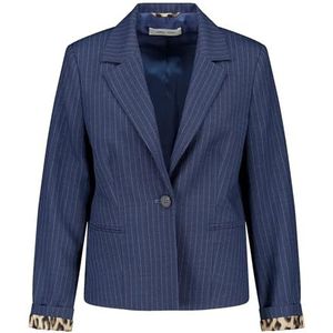 Gerry Weber Blazer met lange mouwen, Blauw gestreept., 40