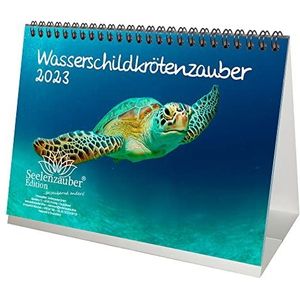 Waterschildpadmagie DIN A5 tafelkalender voor 2023 waterschildpadden - Seelenzauber