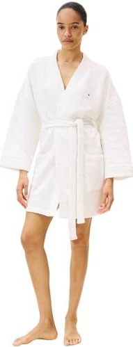 Tommy Hilfiger - Gift Quilted Uw0uw06217 - Badjas - Ivoor Wit