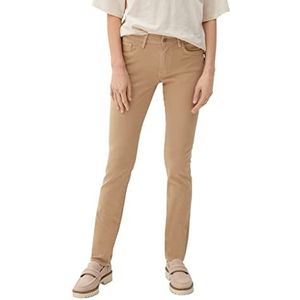 s.Oliver Betsy Slim Jeans voor dames, bruin, 44W x 30L
