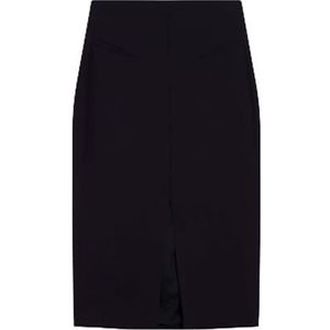 Ted Baker London MANABSL Tailored Midi Rok met Split Voorkant Navy, marineblauw, 32