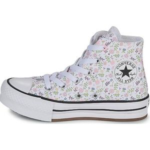 Converse Chuck Taylor All Star Eva Lift Platform Feline Florals Sneakers voor jongens, White Sunrise Pink Black, 30 EU