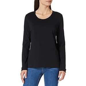 SELECTED FEMME Dames T-shirt met lange mouwen, zwart, XS