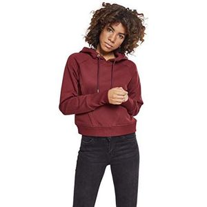 Urban Classics Dames Dames Thumb Hole Hoody Hoodie, Rood (Port 01157), 5XL