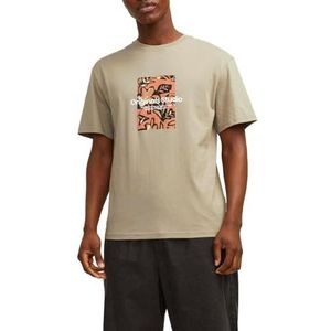 Jack & Jones JORSEQUOIA Tee SS Crew Neck, Silver Sage, S