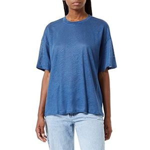 United Colors of Benetton T-shirt voor dames, Blauw 217, XS