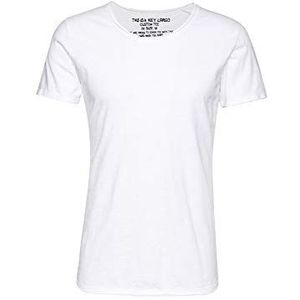 KEY LARGO Bread New Round T-shirt voor heren, wit (1000), M