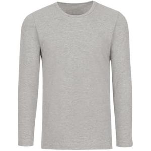Grijs Mêlee - Longsleeve - 95% Katoen, 5% Elastaan