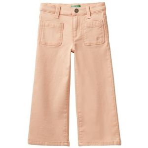 United Colors of Benetton Broek voor meisjes en meisjes, Beige, 18 maanden