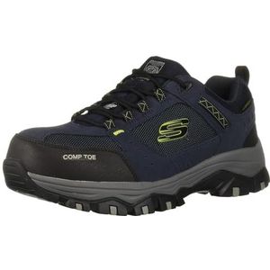 Skechers Greetah constructieschoen voor heren, Donkerblauw, 8 Wide