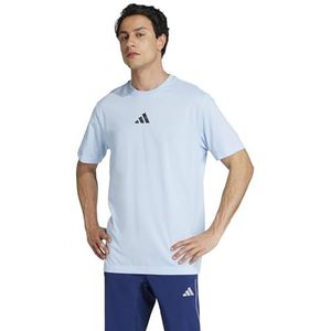 adidas - M CAMO G T - Trainingsshirt - Glow Blue - CLIMACOOL