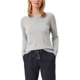 Gebreide Trui - Mélange - Viscose - Lange Mouw - Slanke Pasvorm