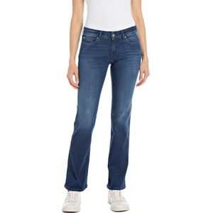 Replay Dames Skinny Bootcut Jeans New Luz Bootcut, 009, medium blue, 33W x 32L
