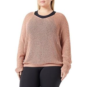 SIDONA Gebreide damestrui 10426982-SI01, camel, XL, kameel, XL