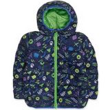 Tuc Tuc Gevoerde parka voor kinderen, marineblauw, collectie Robot Maker voor kinderen, Donkerblauw, 9 meses