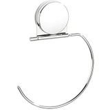 WENKO Static-Loc Plus Osimo handdoekring voor badkamer en gastentoilet, bevestigen zonder boren, veilige grip door statische hechting op gladde, luchtdichte oppervlakken, 15,5 x 20,5 x 2 cm