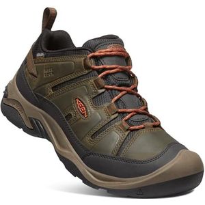 KEEN Circadia Waterdicht heren Wandelschoen , Zwarte Olijf Potters Klei, 41 EU