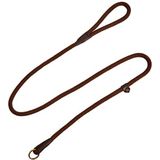 Ancol Deluxe Nylon Touw Slip Lood Bruin 1.5mx12mm