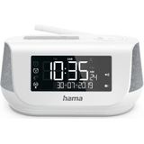 Hama DR36SBT - Radio - FM/DAB/DAB+/Bluetooth - Wekkerradio - Wit