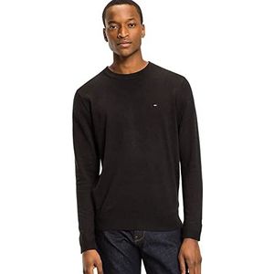 Tommy Hilfiger Trui met lange mouwen ronde hals gebreid nachtblauw, zwart (Flag Black 032), M