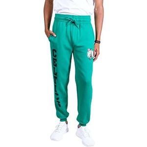 UNK NBA Heren VSF5166M-AM NBA Active Basic Franse Terry Jogger Broek, Team Color, Kelly Green, X-Large