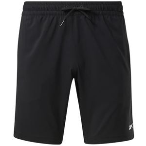 Reebok Heren WOR Geweven Short, Zwart, L