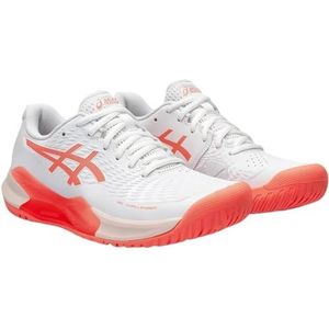 ASICS Gel-Challenger 14 Sneakers voor dames, 42,5 EU, White Sun Coral, 42.5 EU