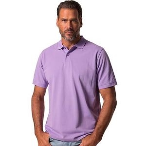 JP 1880 Poloshirt voor heren, Oberteil, Knopfleiste, Hemdkragen, Pique poloshirt, Blauw Lila, XXL