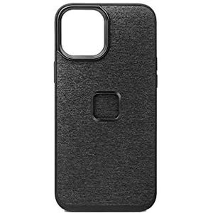 Peak Design Mobile Everyday Fabric Case Smartphone-hoes met magneetsysteem voor iPhone 13 Pro Max - houtskool (donkergrijs)