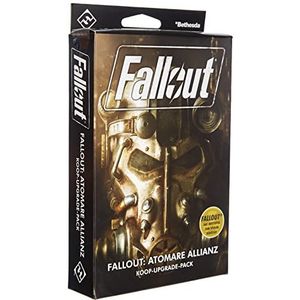 Fantasy Flight Games, Fallout Atomare Alliantie, uitbreiding, expertspel, strategiespel, 1-4 spelers, vanaf 14+ jaar, 150+ minuten, Duits