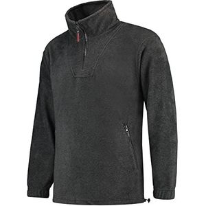 Tricorp 301001 Casual fleece trui, 100% polyester, 320 g/m², antraciet melange, maat 4XL
