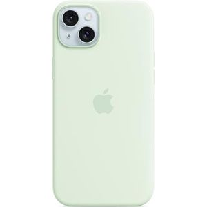 Apple Siliconenhoesje met MagSafe voor iPhone 15 Plus - Zacht mintgroen ​​​​​​​