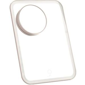 STYLPRO Make-upspiegel - Oplaadbaar - Dimbare LED-verlichting - Verstelbare Standaard - Luxe Reiskoffer