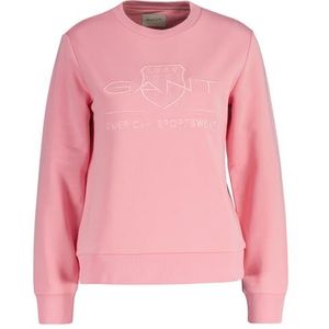 GANT REG TONAL SHIELD C-NECK Sweat, Geranium pink., XS