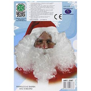 Carnival Toys 2367 - Kerstman pruik en baard, lengte 25 cm