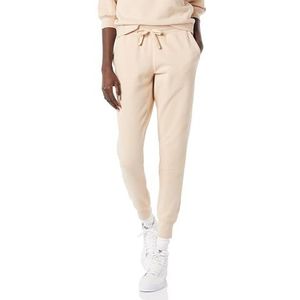 Amazon Essentials Fleece joggingbroek voor dames (verkrijgbaar in grote maten), beige, XXL