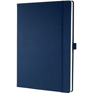 SIGEL CO647 Premium notitieboek, gelinieerd, A4, hardcover, blauw - Conceptum