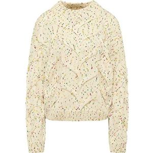 ZITHA Dames gebreide trui 19019560-ZI01, wolwit meerkleurig, M/L, wolwit, meerkleurig, M/L