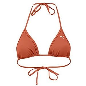 PUMA Triangle Bikini Top Chili Powder, L, Chili Powder, L